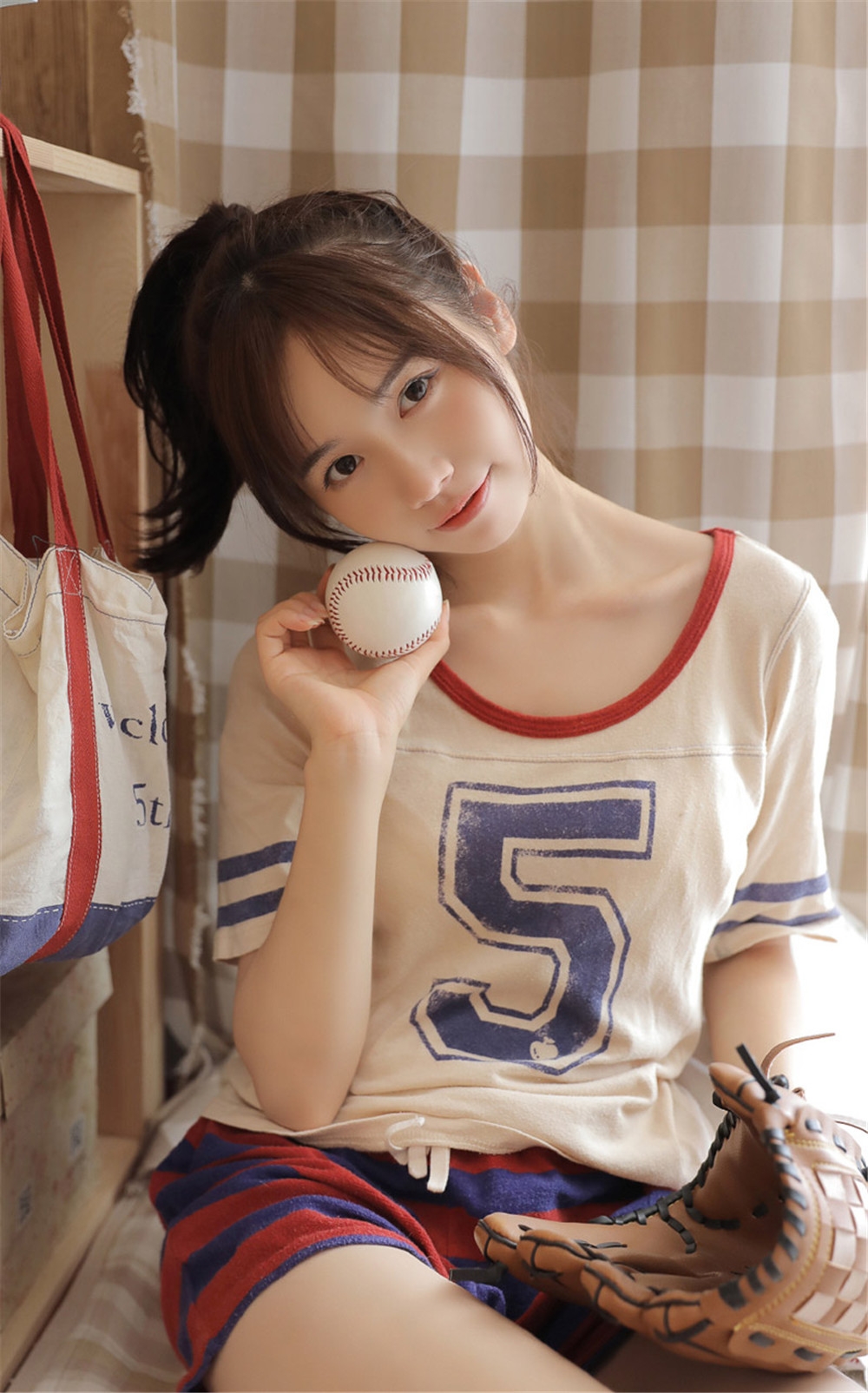 纯情美女休闲睡衣私房照夏日唯美写真