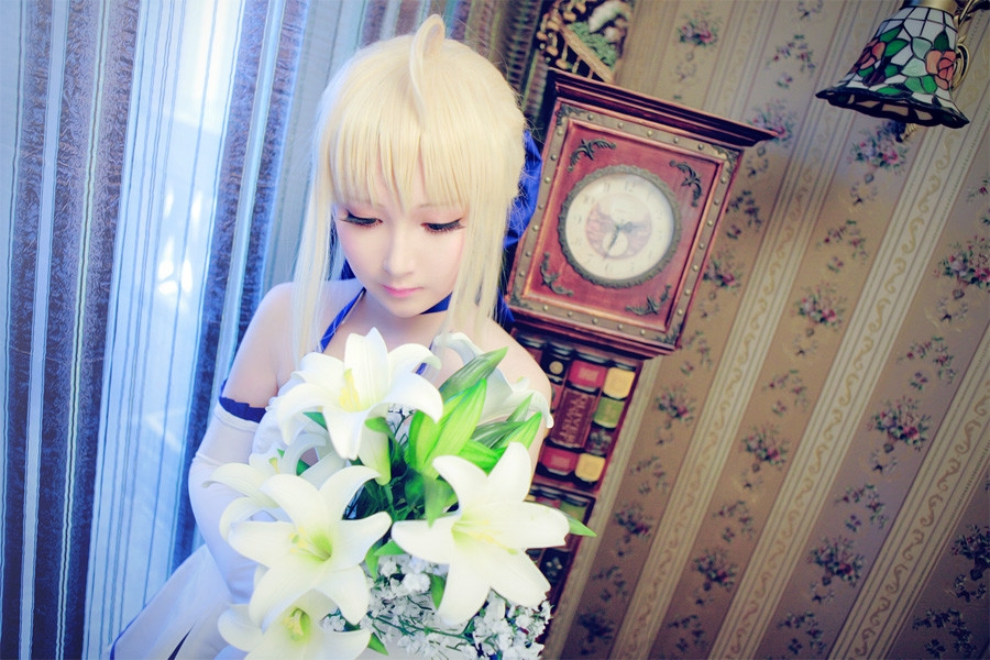 Fate/stay night Saber Lily cosplayд