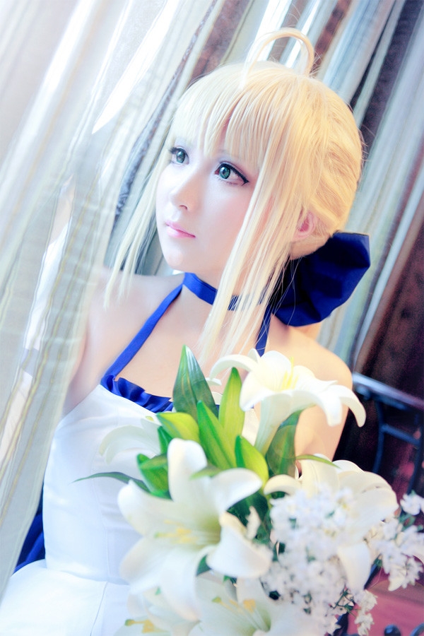 Fate/stay night Saber Lily cosplayд