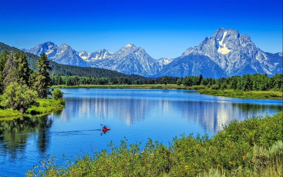 绿水青山自然风景高清壁纸 唯一图库