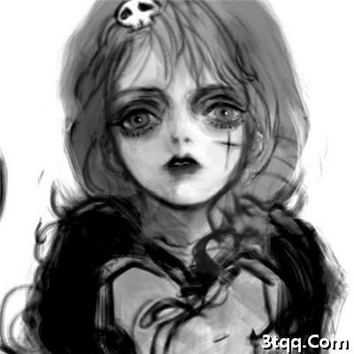 暗黑系恐怖洋娃娃病娇少女玩偶女生头像