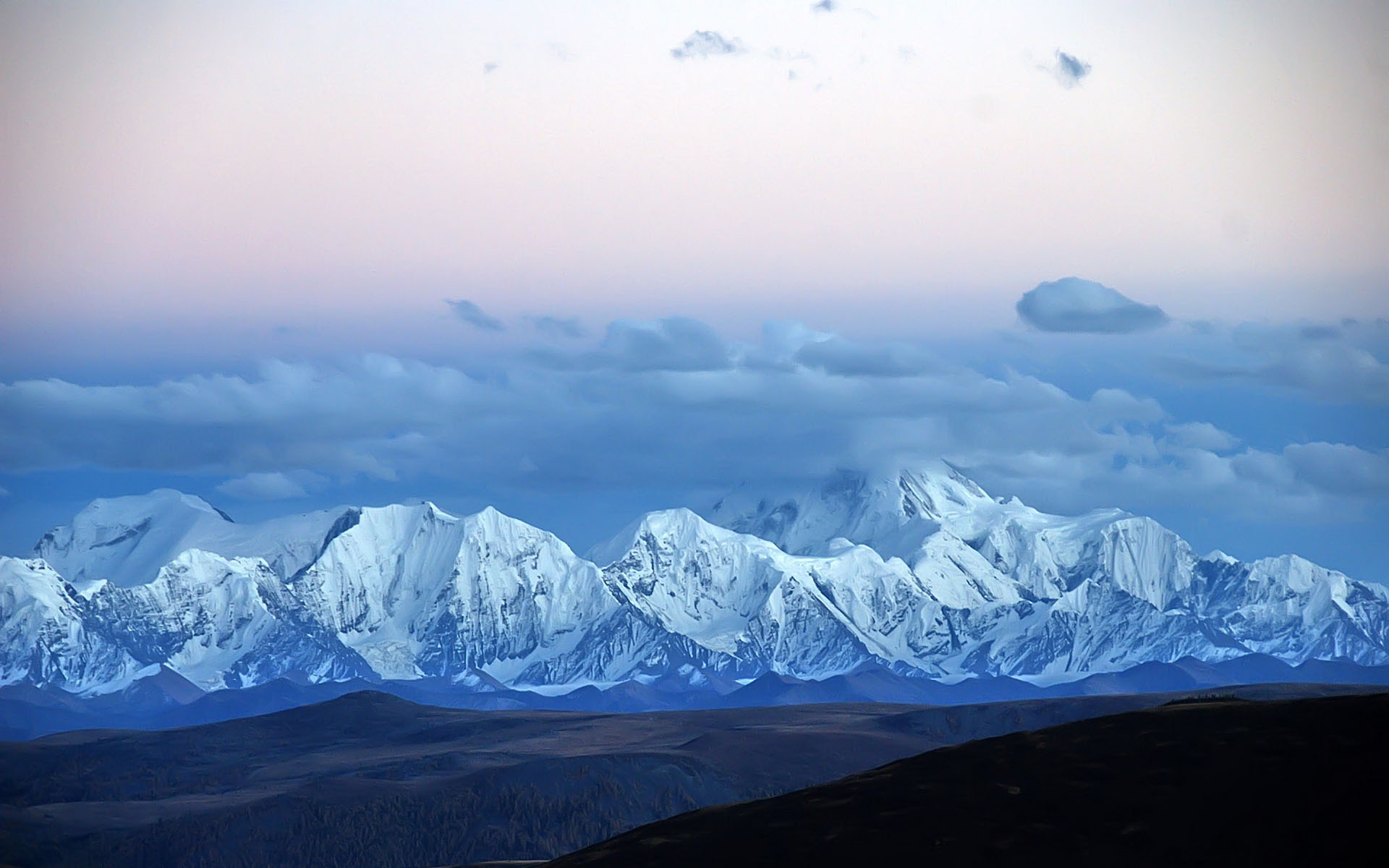 国家级风景名胜区四川贡嘎山风景壁纸 唯一图库